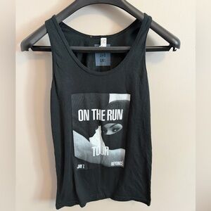 Beyonce Jay-Z On The Run Tour Graphic Tank Black Small
